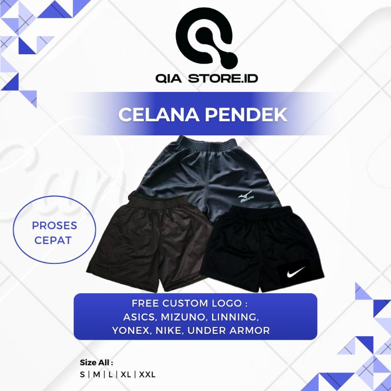 Celana Voli Cewe Belah Pinggir Kolor Voli Wanita Belah Samping Tambah Logo