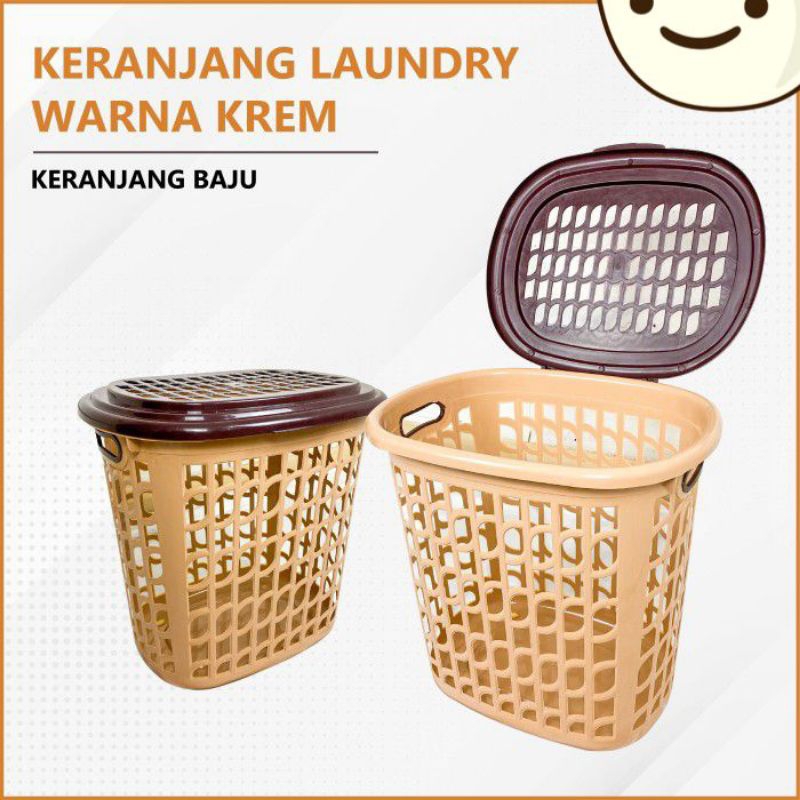 Keranjang Pakaian / Keranjang Laundry / Laundry Basket / Keranjang Baju / Keranjang Plastik