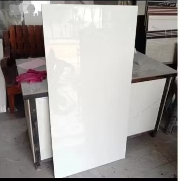 Granit lantai dinding 60x120 putih polos glossy