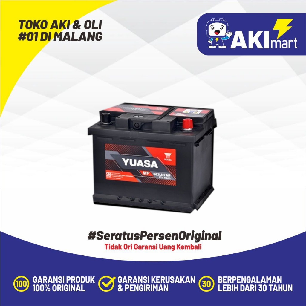 Aki Mobil Yuasa MF LN2 - Mobil Toyota All New Innova Bensin