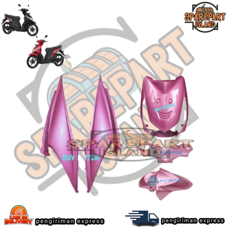 COVER FULL BODY HALUS BEAT KARBU WARNA PINK - BODY HALUS BEAT KARBU PINK