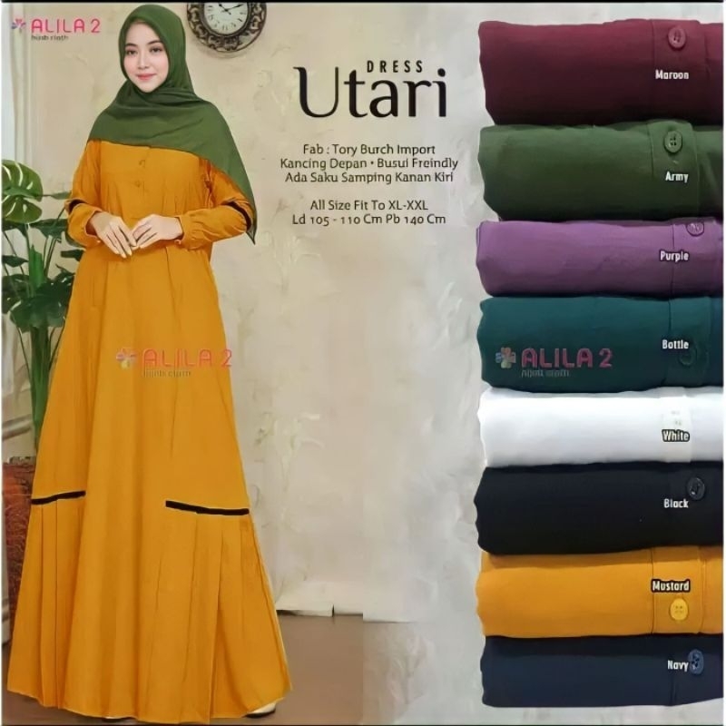 Utari Dress by Alila hijab Furah Bunt Import