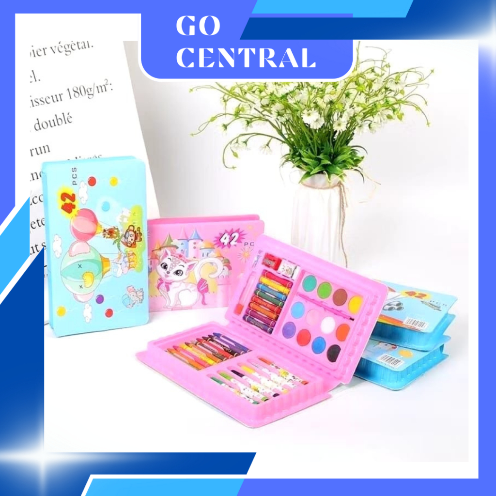 

{GC} Crayon Pensil Warna ART SET Anak Pensil Warna Crayon ISI (42 Pcs)