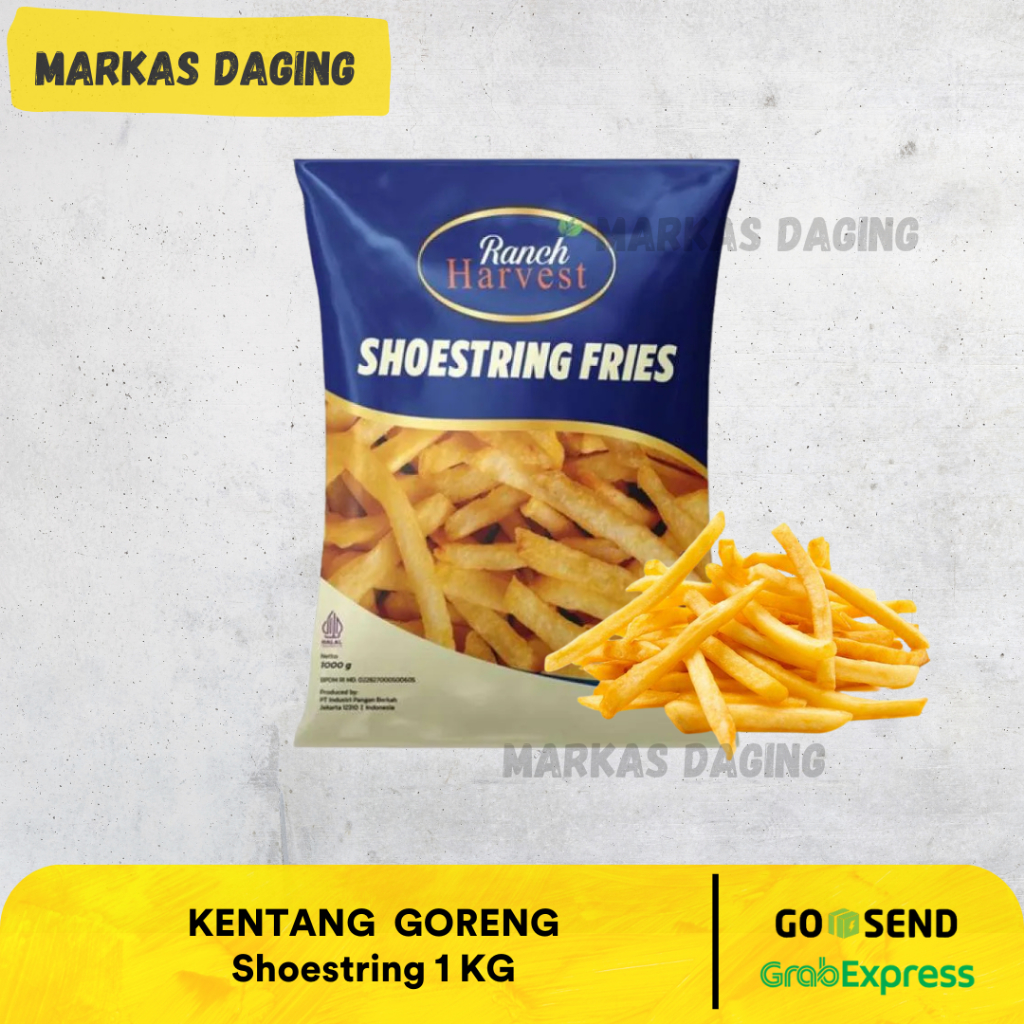 

Ranch Harvest Shoestring 1kg | KENTANG GORENG | FRENCH FRIES