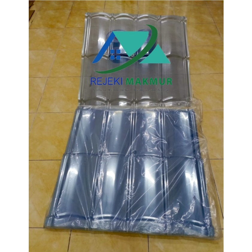 Genteng Bening PVC 8 daun Genteng metal fiber transparan 2x4 minimalis