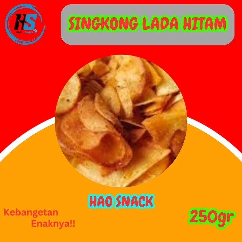 

Keripik Singkong Lada 250gr/Keripik Singkong Pedas 250gr/Snack Jadul/Snack Murah