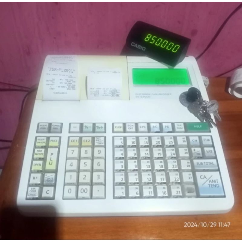 Mesin Kasir Casio S2000