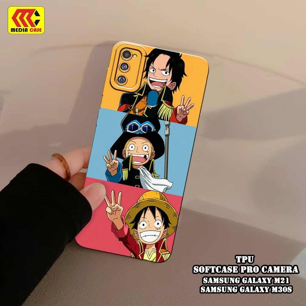 Case SAMSUNG GALAXY M21 / M30S Terbaru - Motif ONE PIECE - Kesing - Softcase SAMSUNG M30S / M21 - Ke