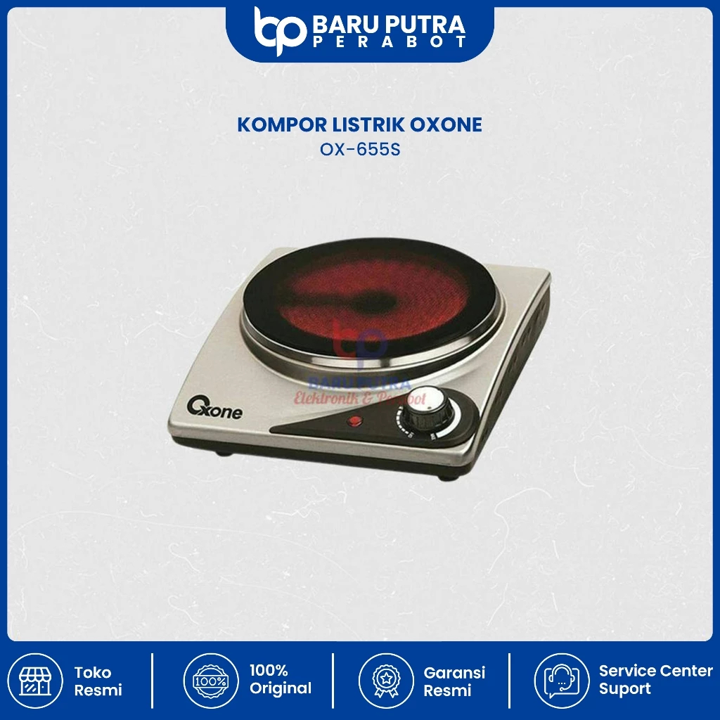 Oxone Kompor Listrik Single Ceramic OX-655S / Kompor Listrik 1 Tungku OX 655S