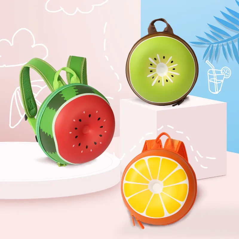 Supercute Fruit Backpack Tas Ransel Anak Tas Punggung Tas Sekolah Model Buah-Buahan Ransel Anak Kara