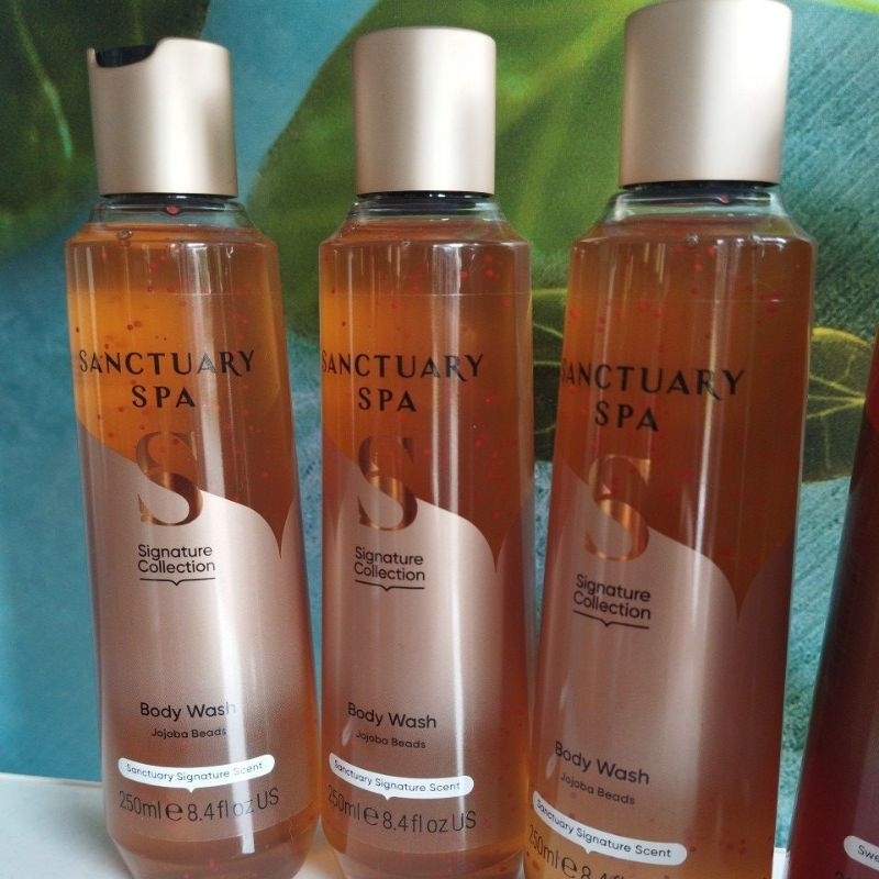 SANCTUARY SPA SIGNATURE BODY WASH JOJOBA BEADS 250ML