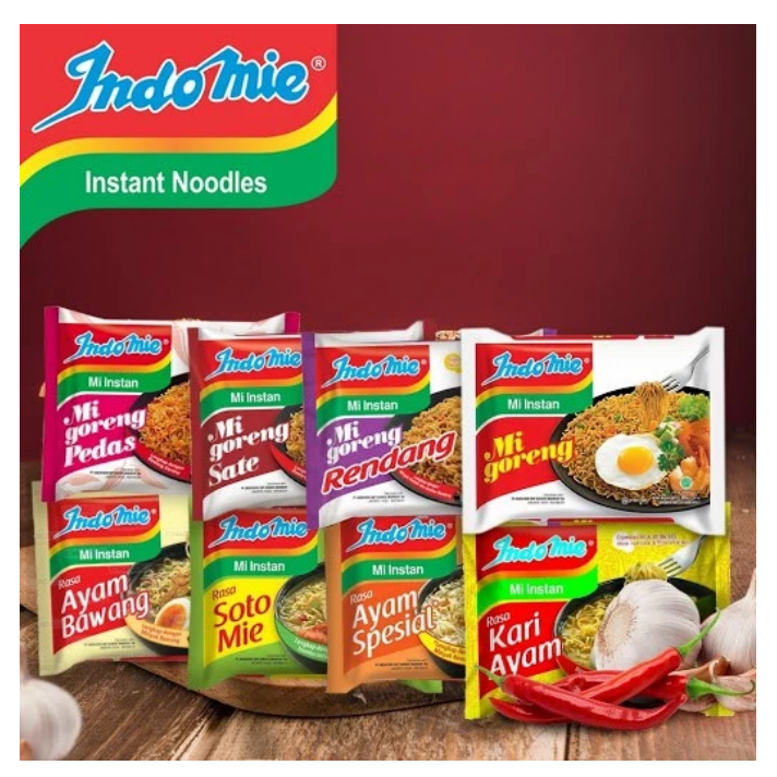 

INDOMIE SEMUA RASA / INDOMIE GORENG DAN KUAH / ALL VARIAN INDOMI