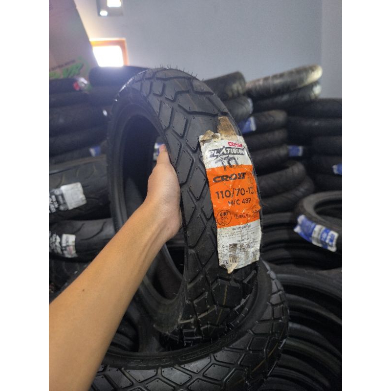 BAN CORSA CROSS S 110/70-13(RING 13) Corsa Platinum Ban Luar Motor NMAX DEPAN TUBELESS.