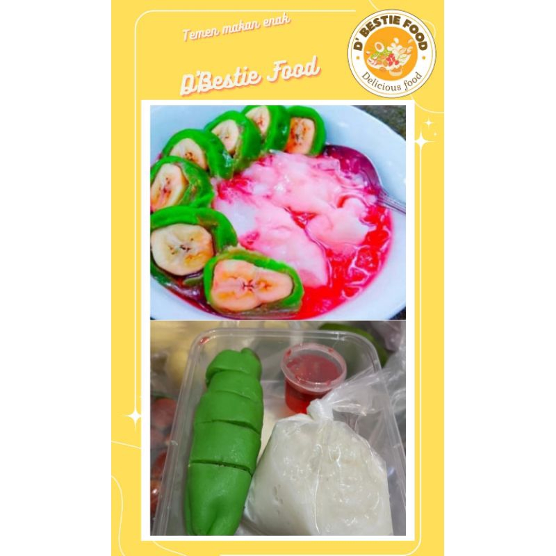 

Pisang ijo khas Makasar + sirup Marjan trinwal 500 ml khusus sameday/instan