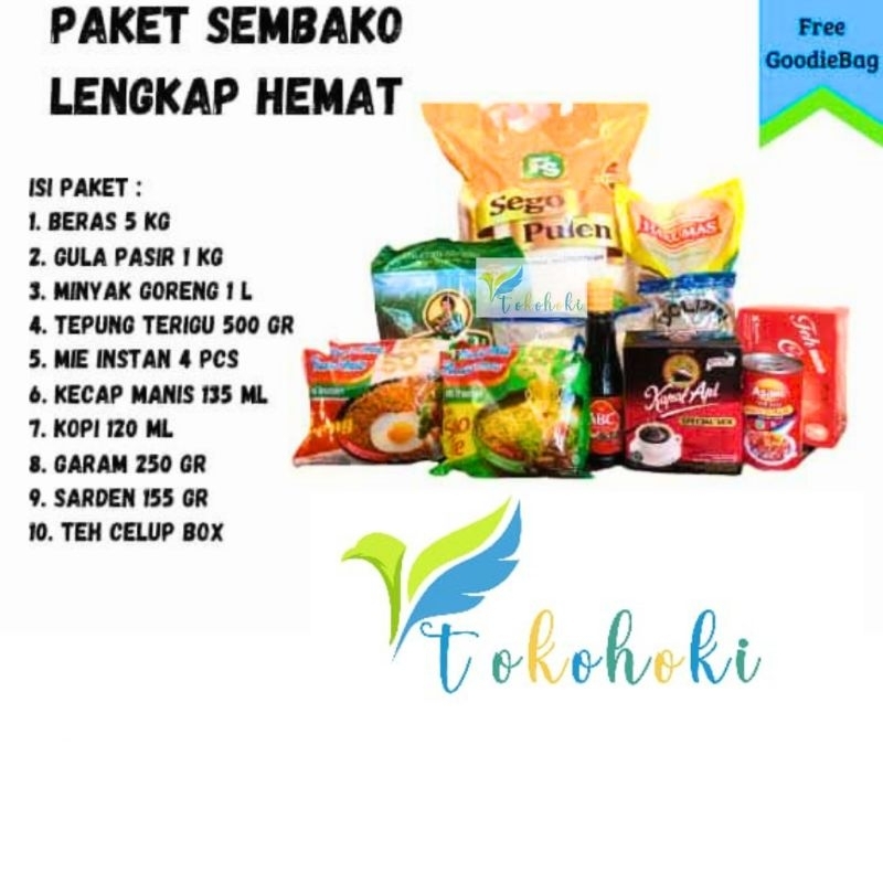 

PAKET SEMBAKO LENGKAP HEMAT BERAS 5KG