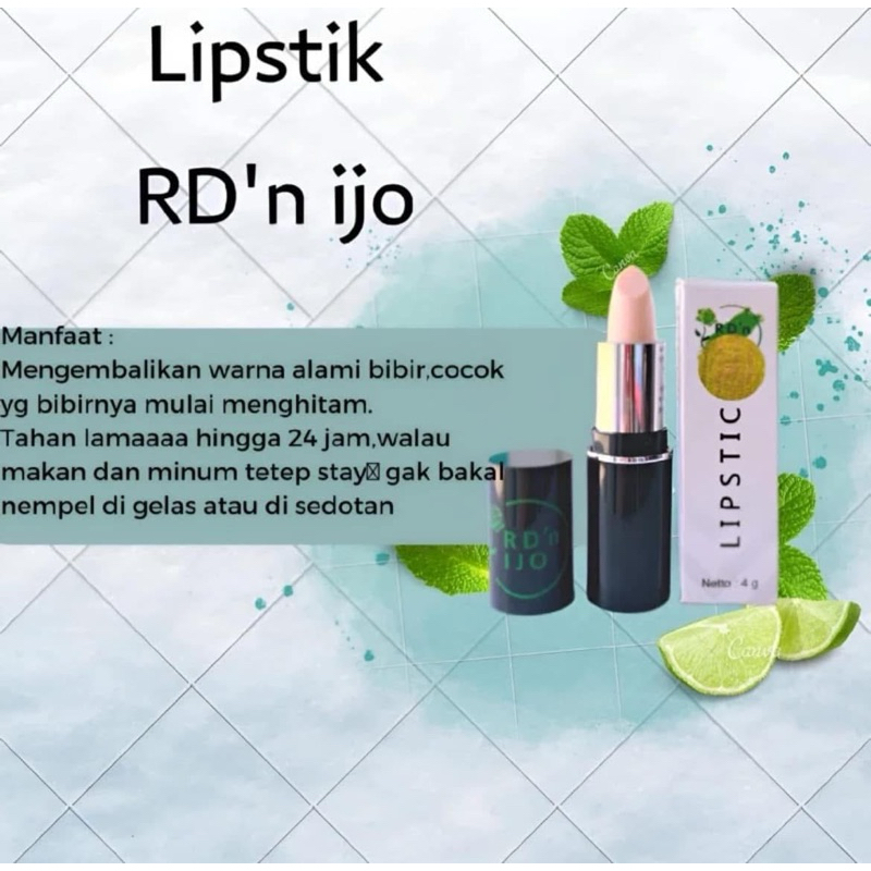 Lipstik RD'n Ijo Lipstick