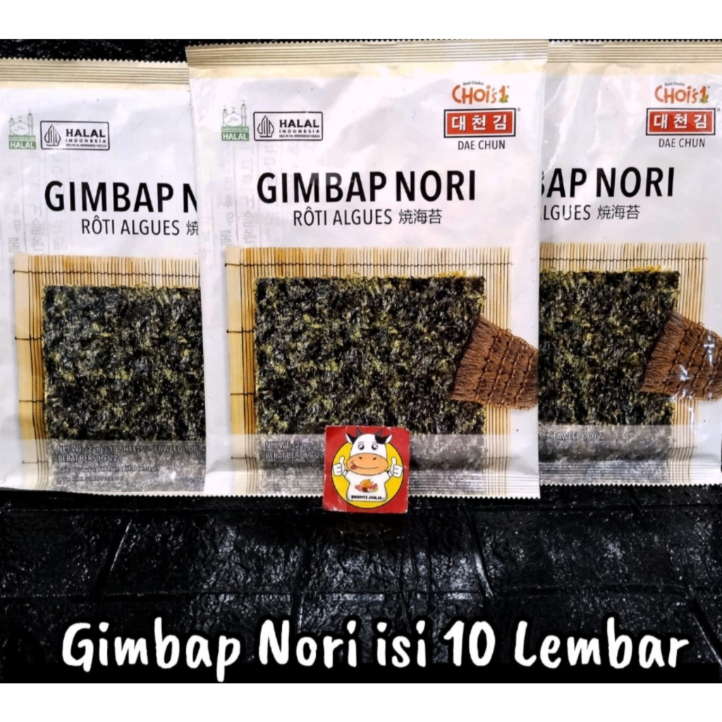 

GIMBAP NORI ISI 10LEMBAR - DISASS JOGJA