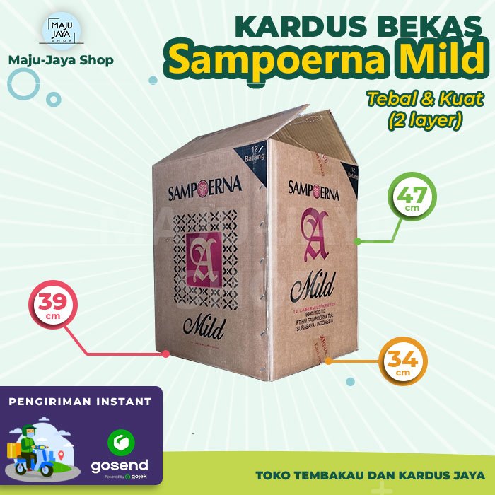 

Kardus Bekas Samp MILD - Cocok Untuk Packing atau Pindahan - Pusat Kardus Packing Jogja