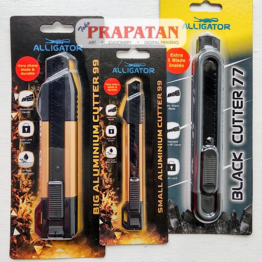 

Alligator Cutter Black Aluminium | Alat Potong