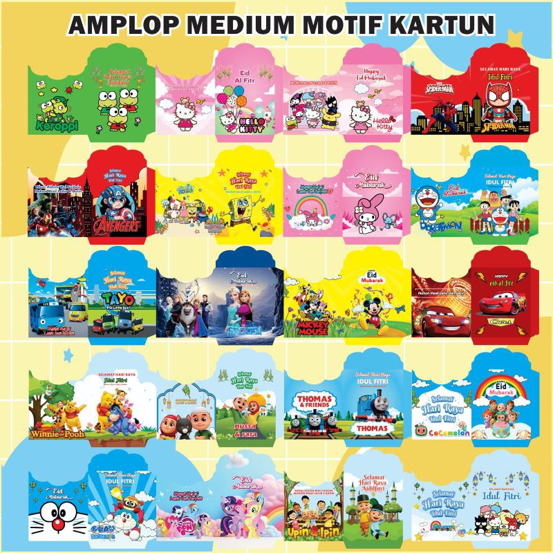 

paket 2kg amplop lebaran uk 7x12 isi 1800 lembar bonus plastik
