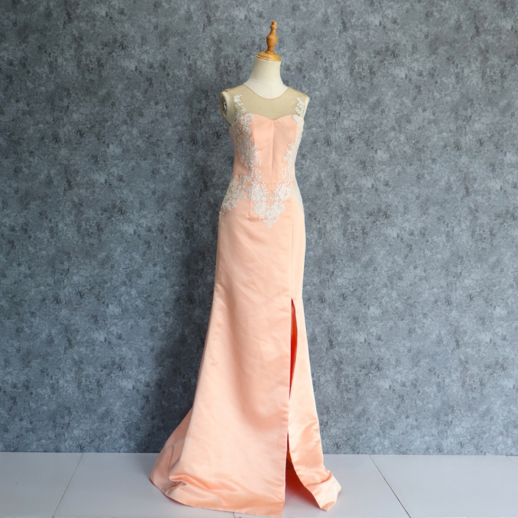Peach Bridesmaid Group Dress Preloved Second