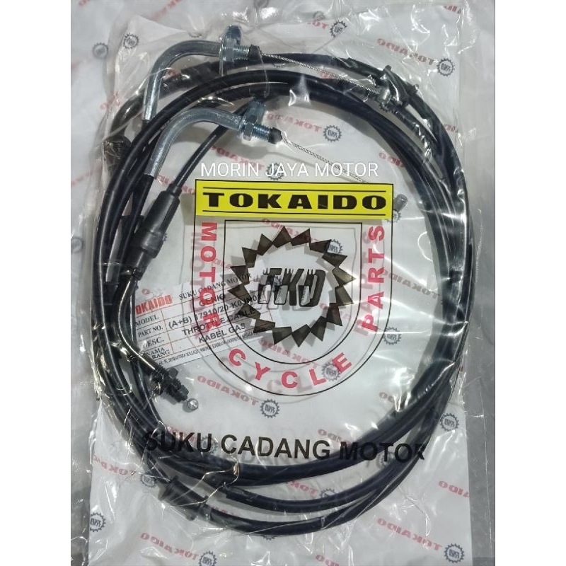 KABEL GAS A/B GENIO BEAT DELUXE SCOOPY 2020 TOKAIDO