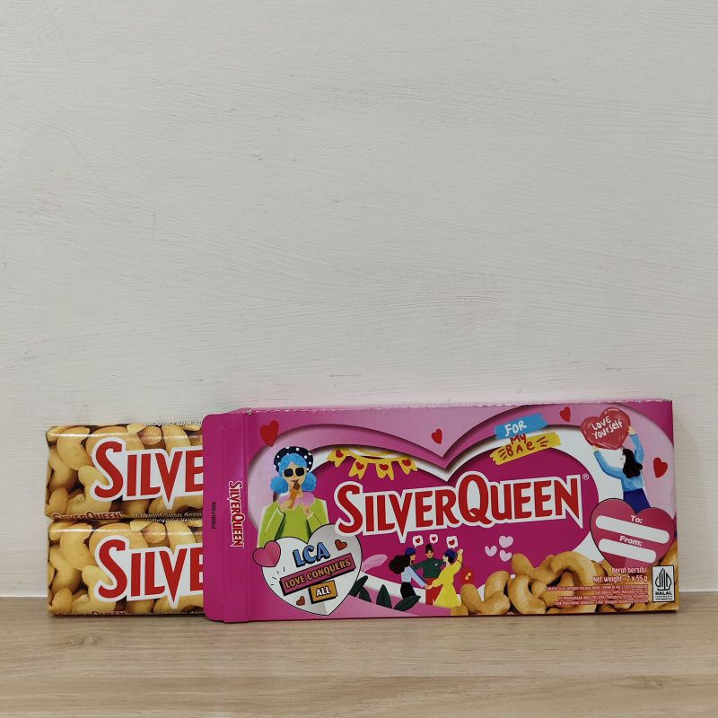 

Silverqueen 55gr ( Paket Valentine )