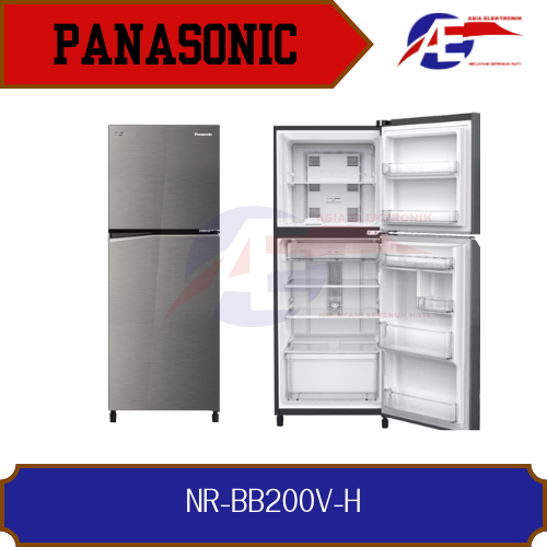 Kulkas Panasonic NR-BB200V-H | Kulkas 2 Pintu | Econavi+Inverter