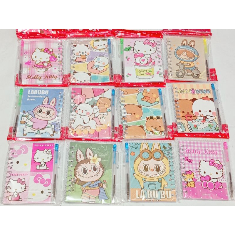 

Notebook mini karakter anak+pen