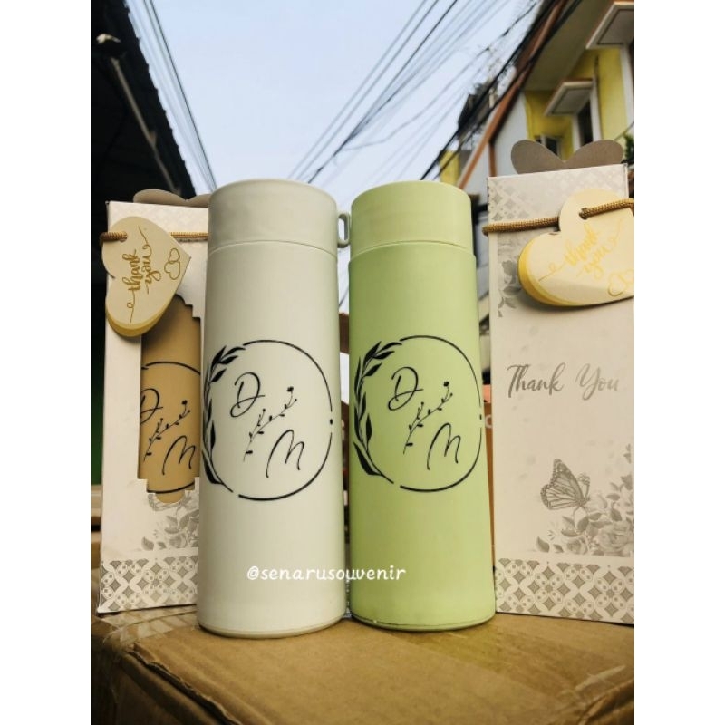 SOUVENIR TUMBLER KAKTUS CUSTOM KEMASAN BOX / SOUVENIR PERNIKAHAN / SOUVENIR BOTOL KACA / SOUVENIR WE