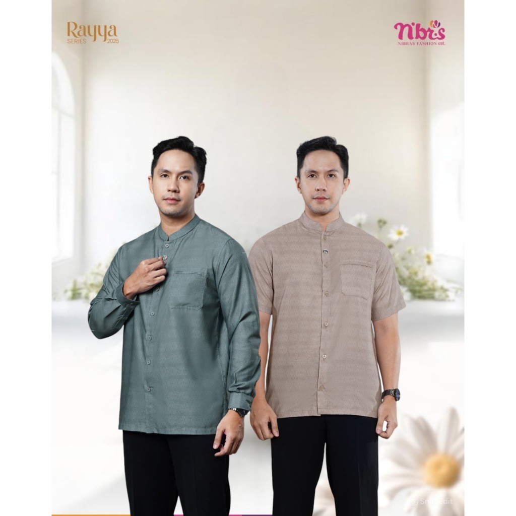 KOKO LAKI LAKI DEWASA TERBARU 2025 RAYYA SERIES NIBRAS SAFIYA BROWN MINT BY NBRS FASHION ATASAN KEME