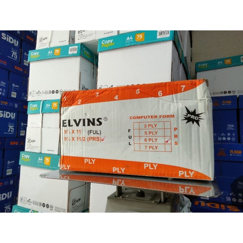 

Continus form 6 ply 9 1/2 x 11 bagi 2 PRS