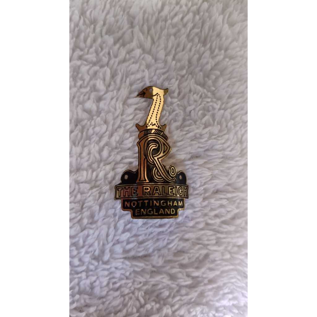 THE RALEIGH baru - Plat Emblem Logo Sepeda Ontel Jawa Merk The Raleigh