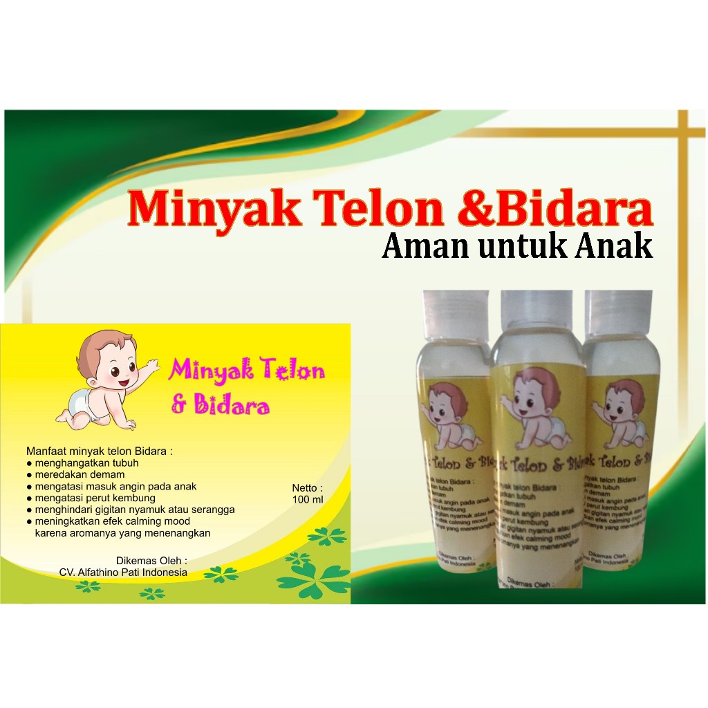 MINYAK TELON & BIDARA 100 ML I LEMBUT UNTUK SI BUAH HATI