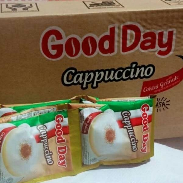 

Good Day Capucino 1 Renteng isi 10 Sachet @25gr