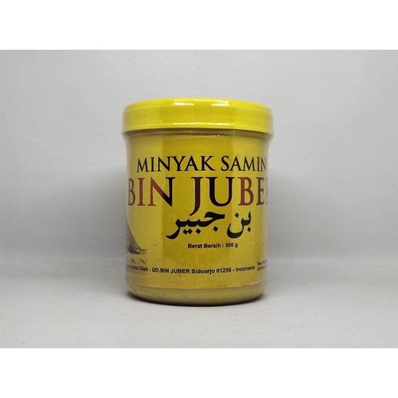 

MINYAK SAMIN BIN JUBAER 500 GRAM EXP 10/2025