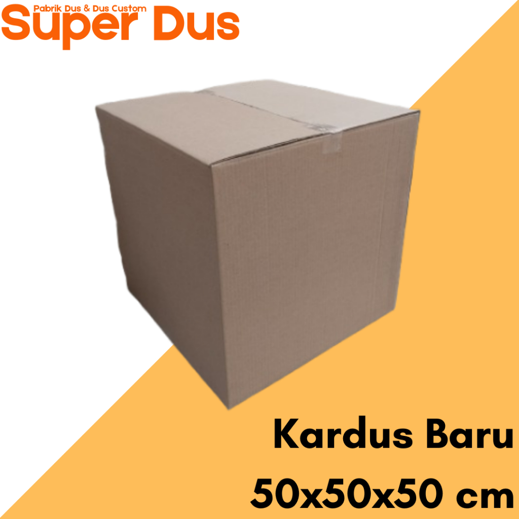 

Karton Jumbo/Ukuran 50x50x50/Kardus Besar/Dus Packing/Kardus Pindahan Kantor/Packing barang rumah