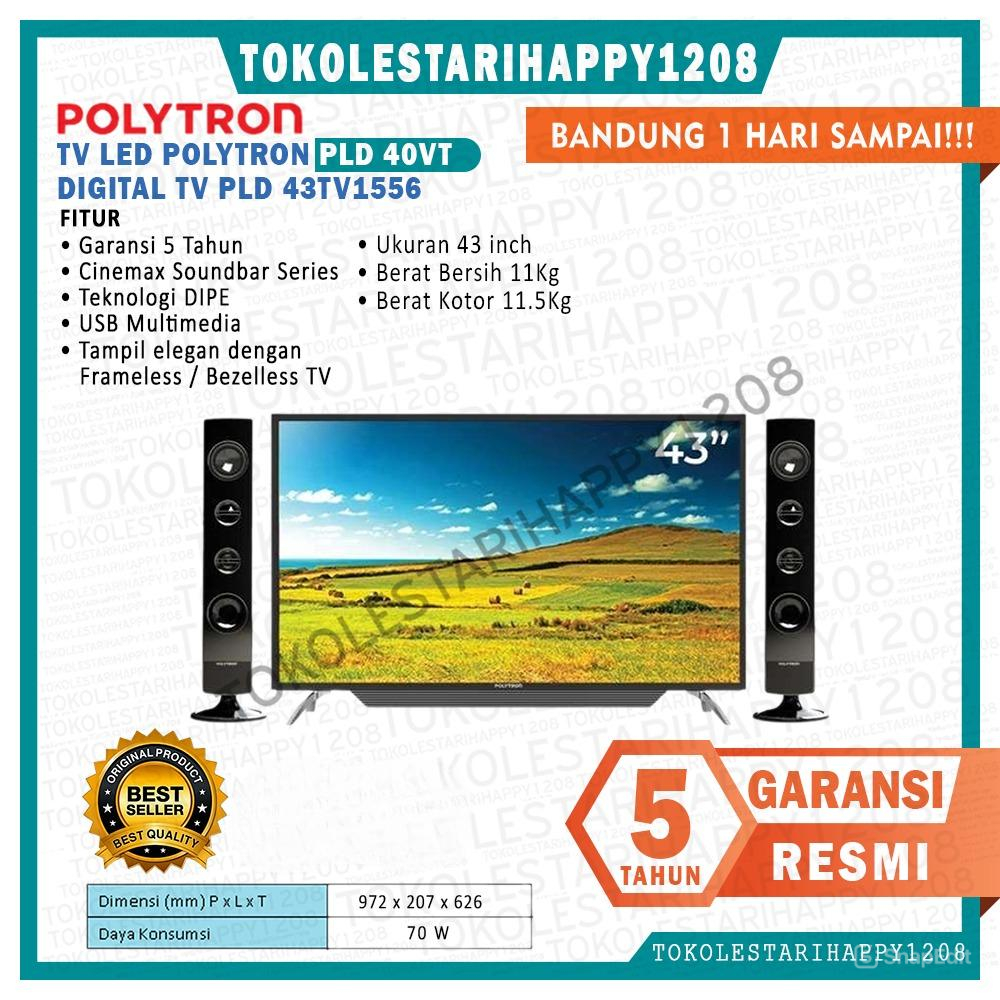 LED TV Polytron Cinemax Digital TV 43 inch PLD 43TV1556