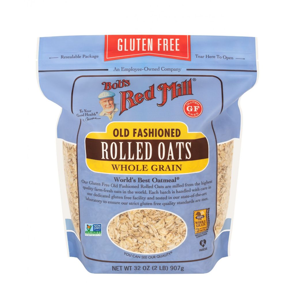 

Bob's Red Mill Gluten Free Old Fashioned Rolled Oats 907g