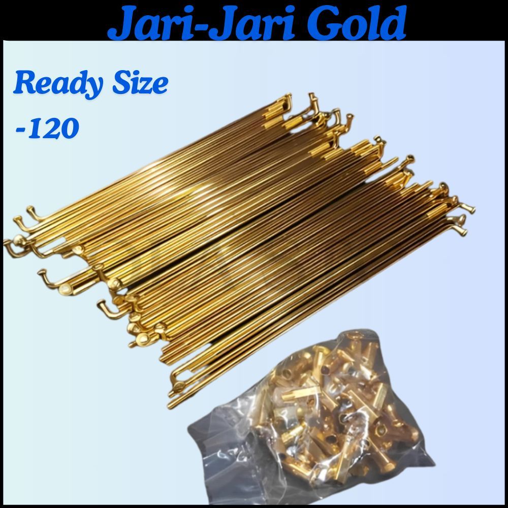 Ruji Gold, jari jari gold Besar Ukuran 9 Kuat Anti Karat Racing Kontes Harian Accesories Motor