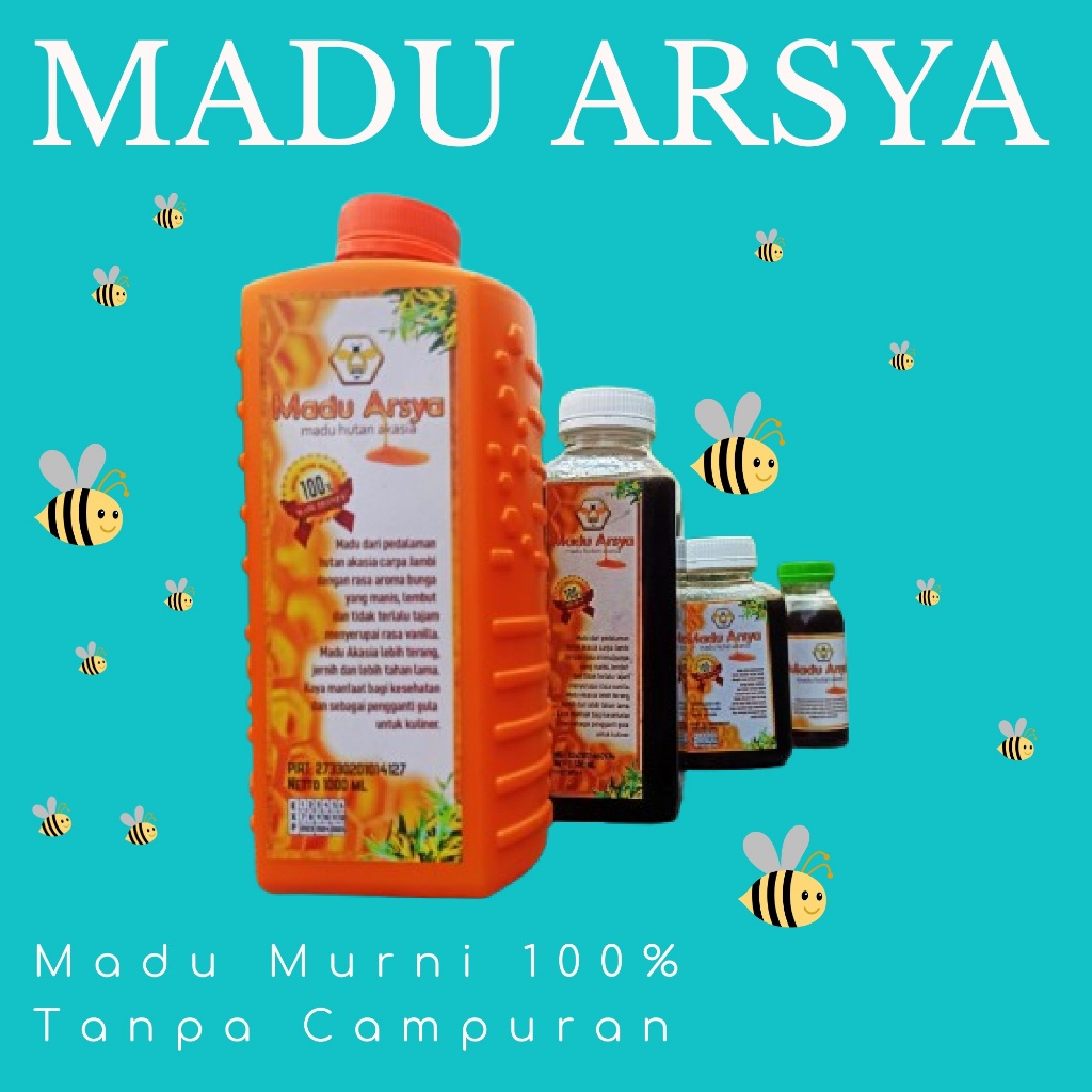 

Madu Murni Asli 100% Arsya 1kg Alami TANPA Campuran