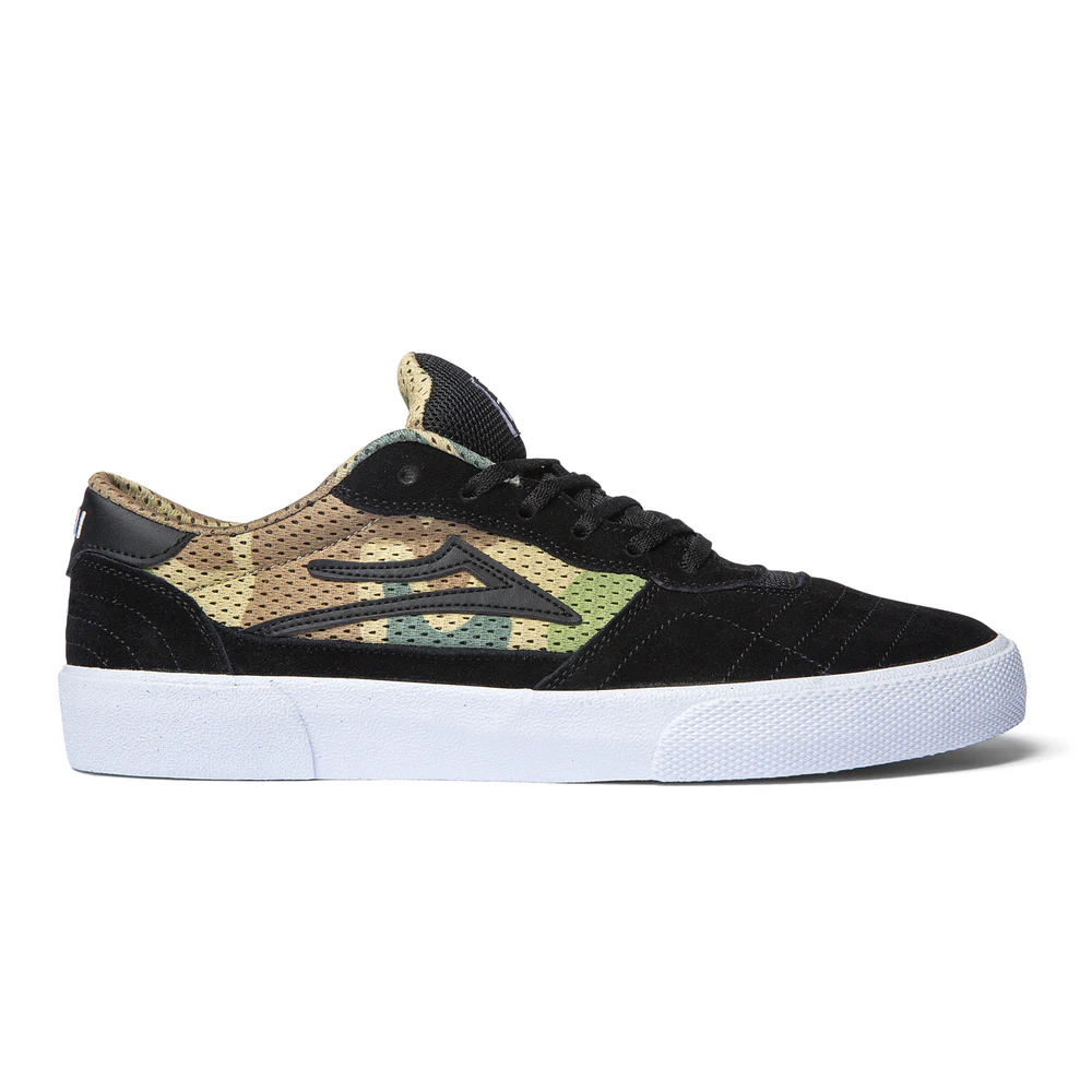 LAKAI CAMBRIDGE BLACK/CAMO SUEDE