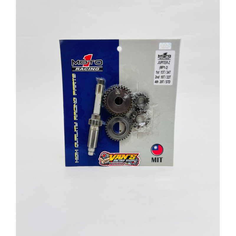 GEAR RATIO MOTO 1 JUPITER Z MP 1-2 GIGI 1 : 13 34 | GIGI 2 : 18 32 | GIGI 3 : STD STD | GIGI 4 : 20 