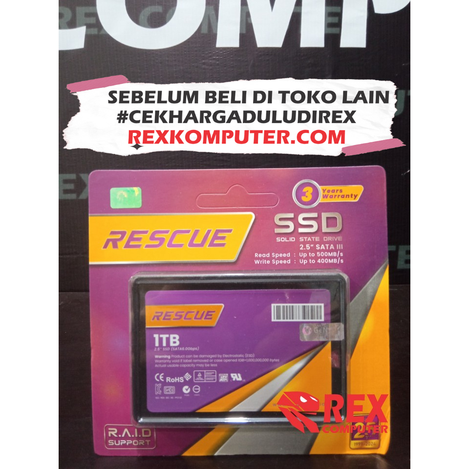 SSD VGEN 1TB RESCUE