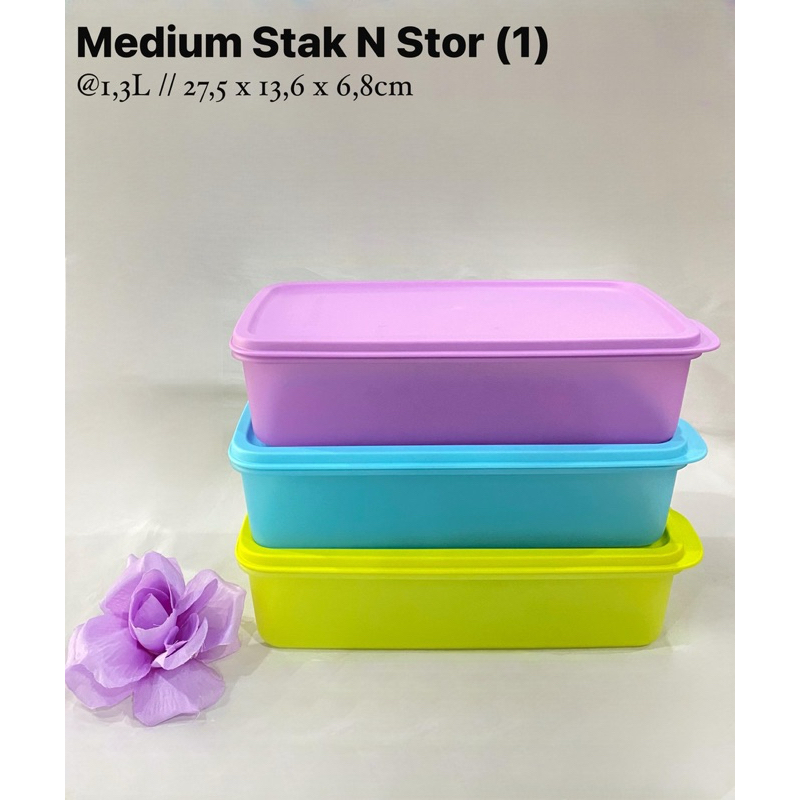 Medium Stak N Stor Tupperware Original