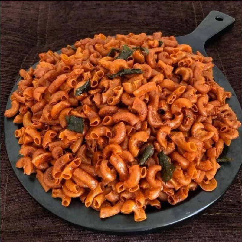 

MAKARONI CIKRUH 500GR DicemilanId- MAKARONI GORENG PEDAS DAUN JERUK