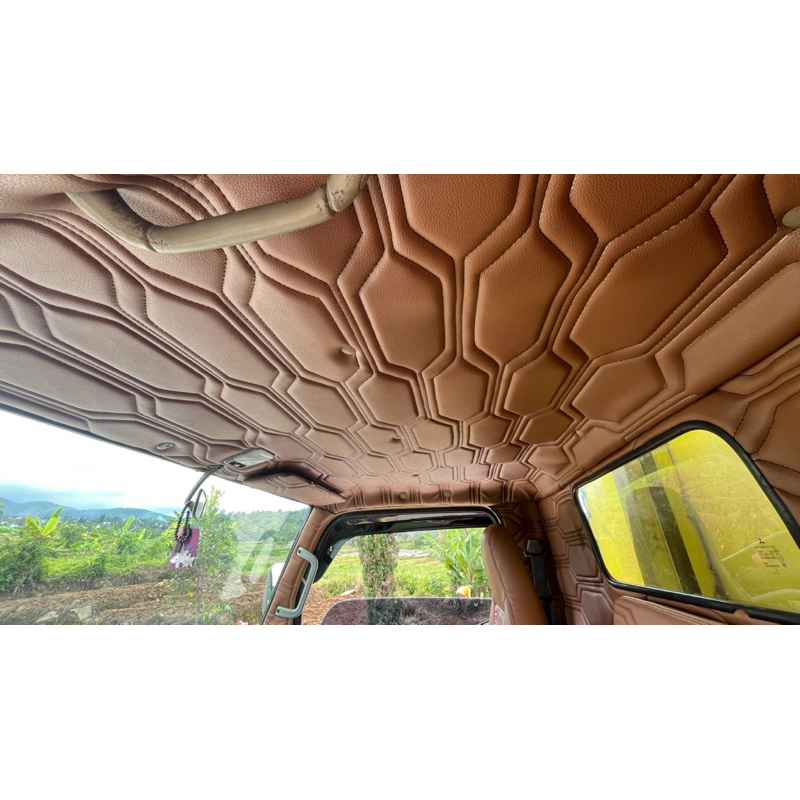 cover Plafon Canter (atas/pilar kanan kiri kaca depan/cover penghalang sinar)