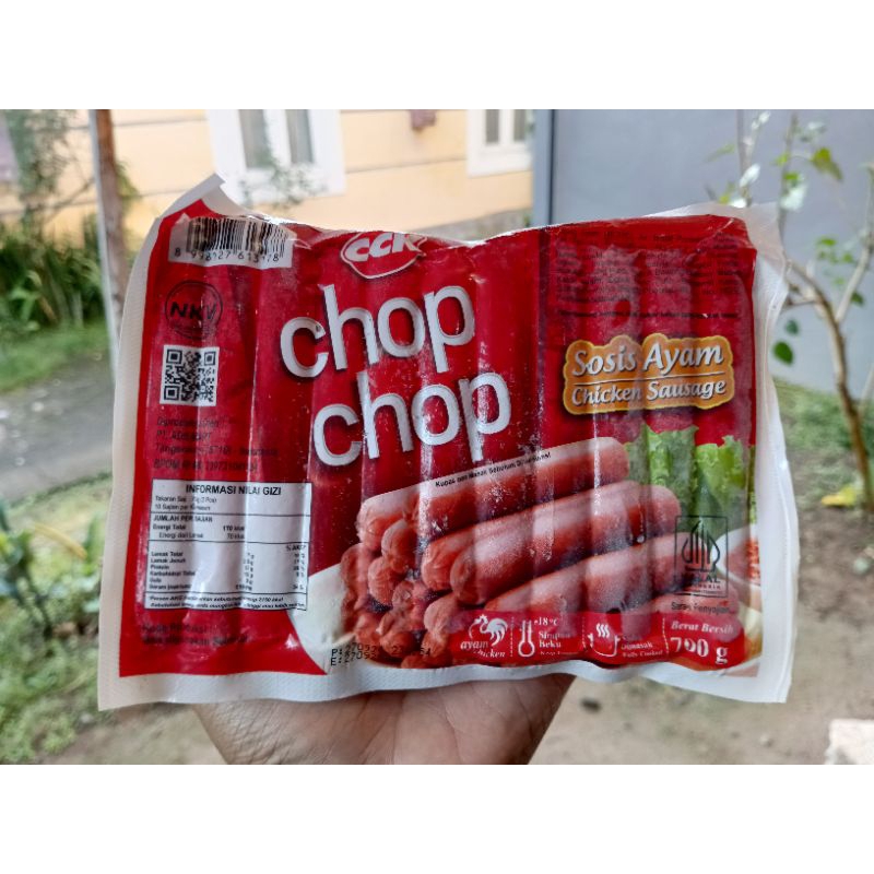 

sosis chop chop ayam warna merah