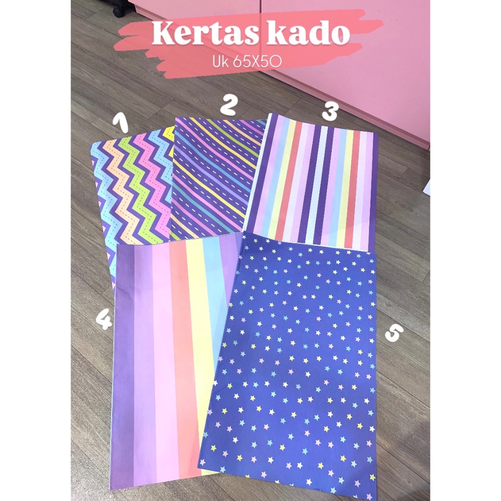 

kertas kado || bungkus hadiah
