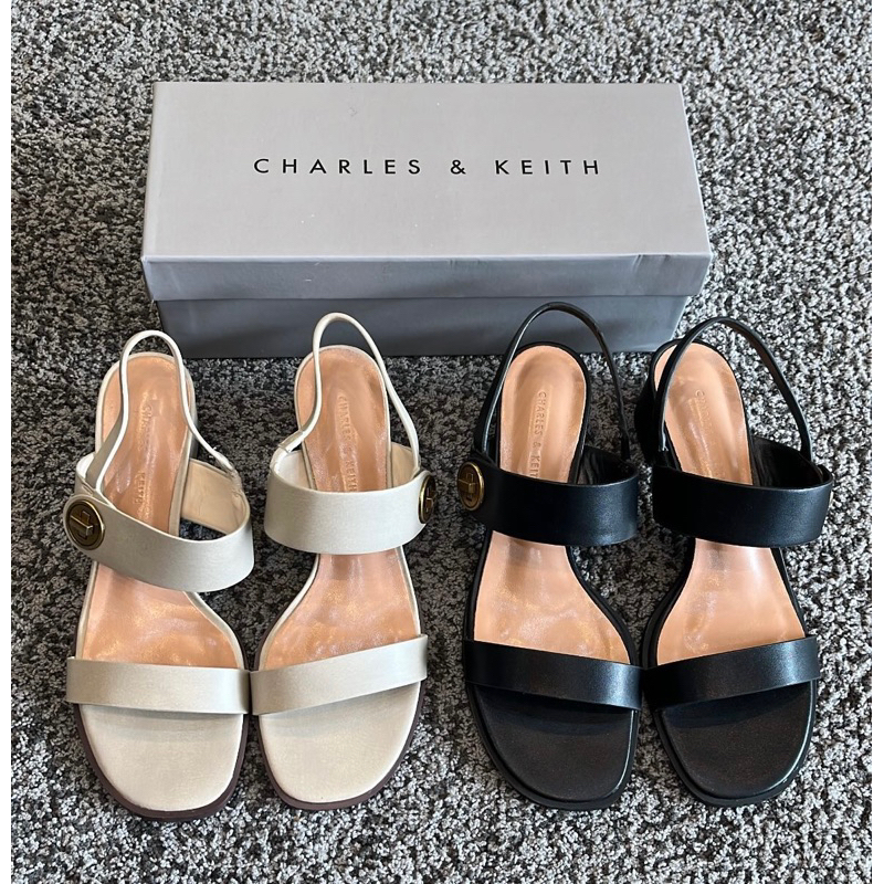 Sandal heels wanita CK/Heels tali CK/Sandal heels tali karet Ck